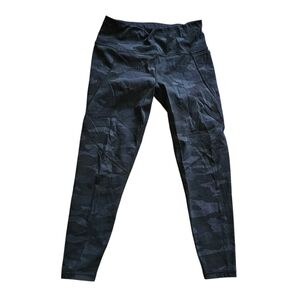 Sweaty Betty Black Power 7/8 Leggings In Camo Print Size Small